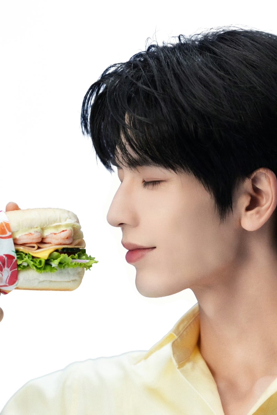 서브웨이 광고 사진
