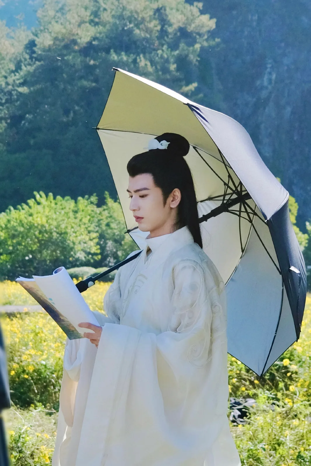촬영 현장의 배문선